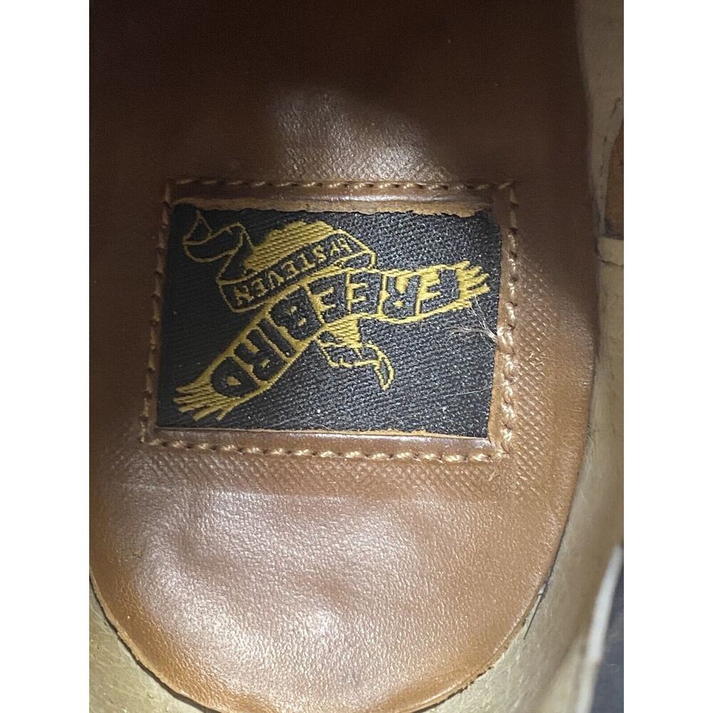 Freebird by Steven Boots Women 6 Tan Gate Distressed Western Ankle Bootie - Picture 16 of 16